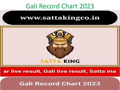 gali 2024 ki chart|Gali Record Charts 2023 .